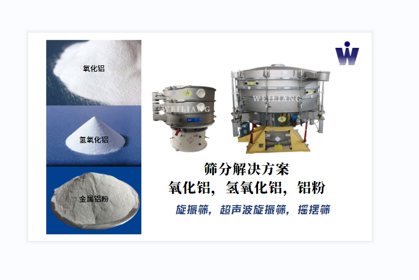 氧化鋁、氫氧化鋁、金屬鋁粉篩分案例